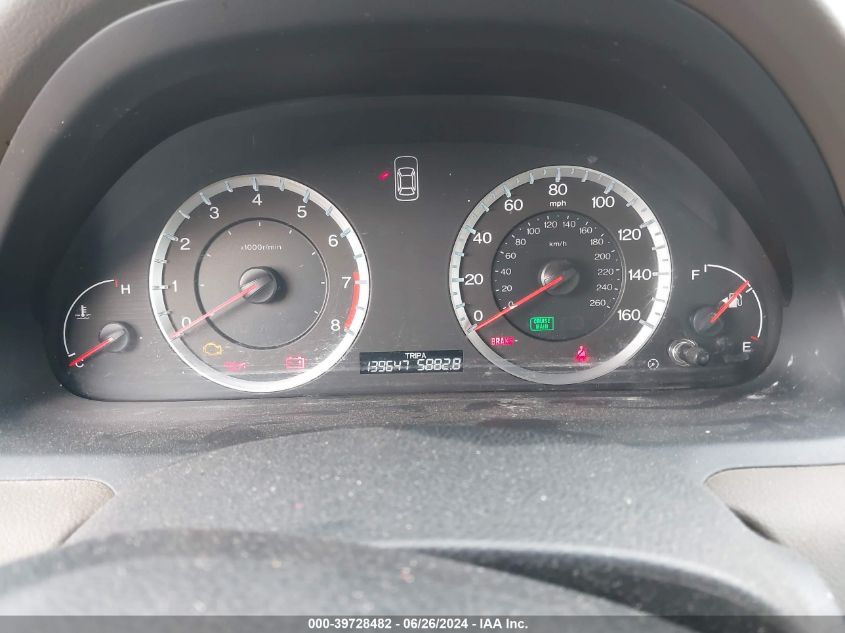 2009 Honda Accord 2.4 Lx VIN: 1HGCP25329A148165 Lot: 39728482