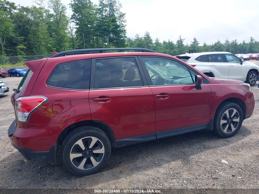 2018 Subaru Forester 2.5I Premium VIN: JF2SJAEC0JH583592 Lot: 39728490