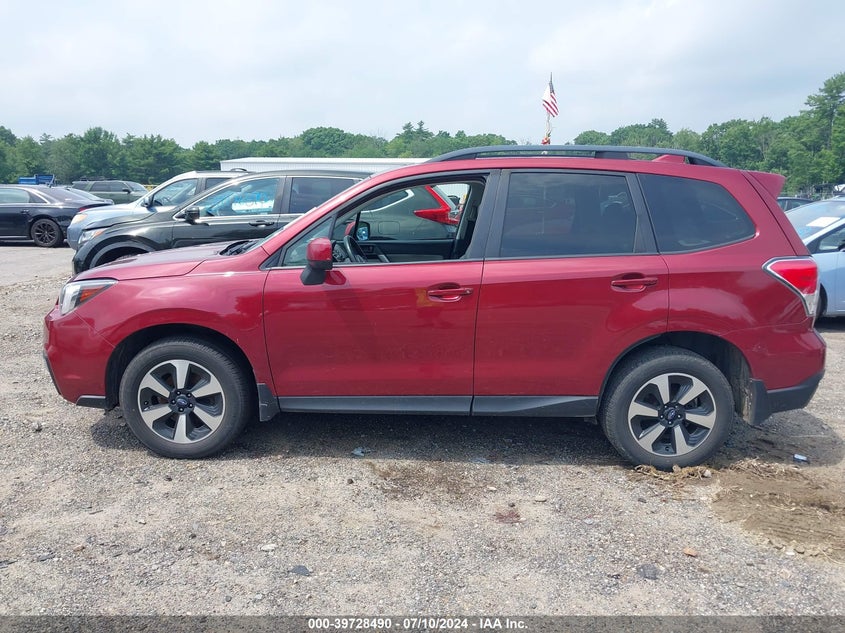 2018 Subaru Forester 2.5I Premium VIN: JF2SJAEC0JH583592 Lot: 39728490