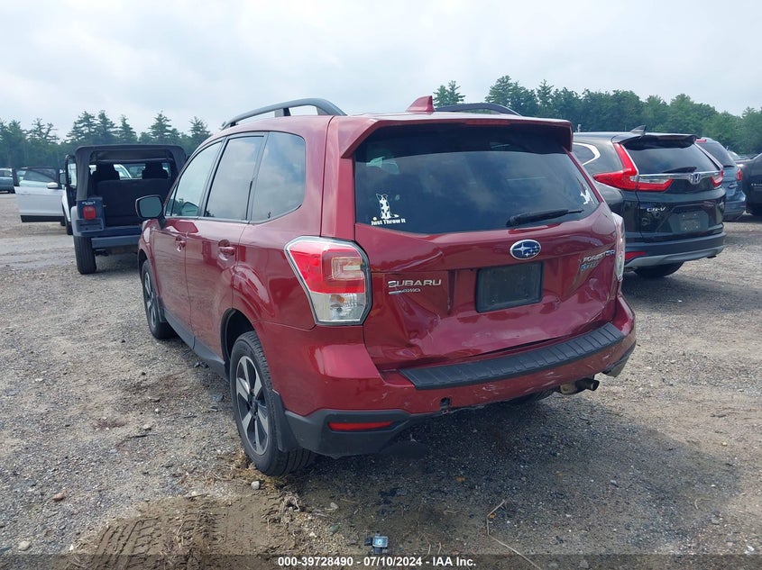 2018 Subaru Forester 2.5I Premium VIN: JF2SJAEC0JH583592 Lot: 39728490