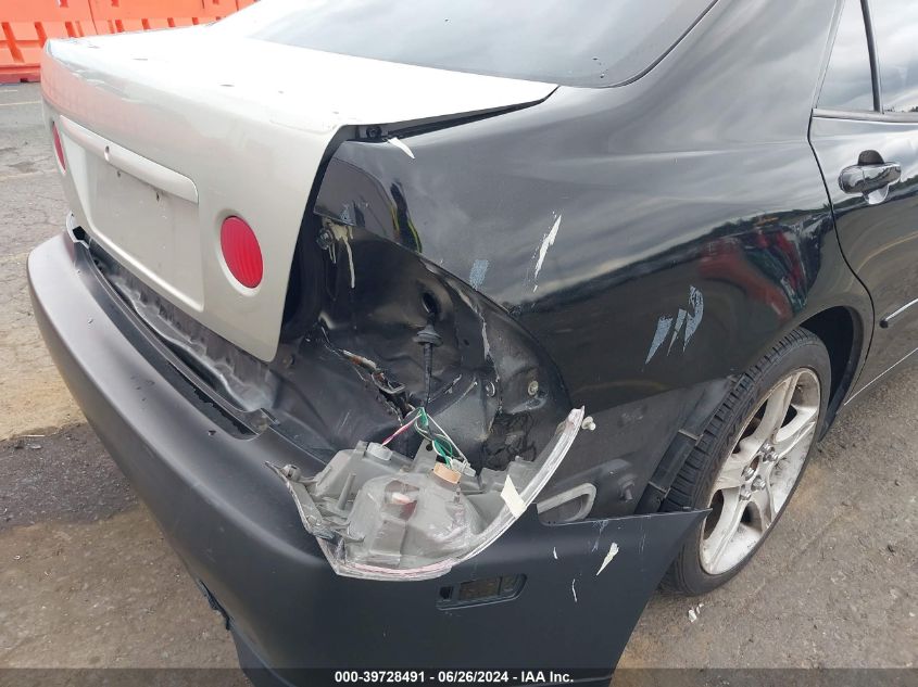 2004 Lexus Is 300 300 VIN: JTHBD192X40091497 Lot: 39728491