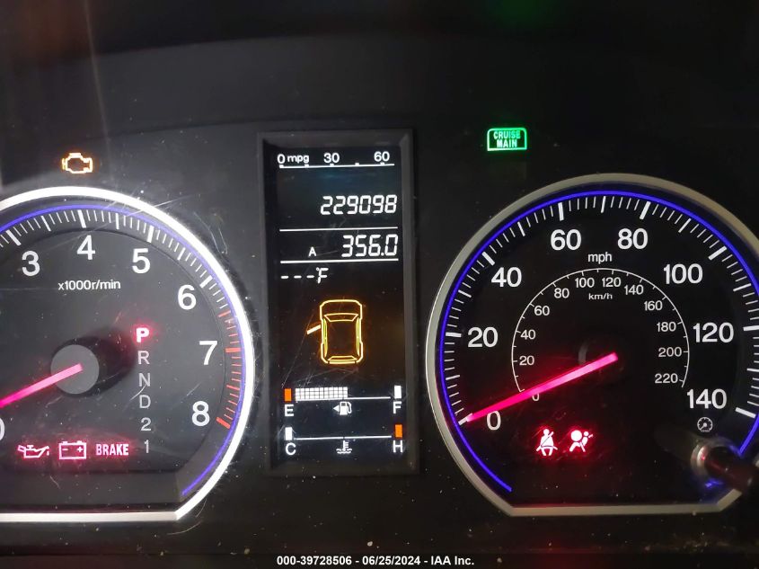 2008 Honda Cr-V Ex-L VIN: 5J6RE48758L029578 Lot: 39728506