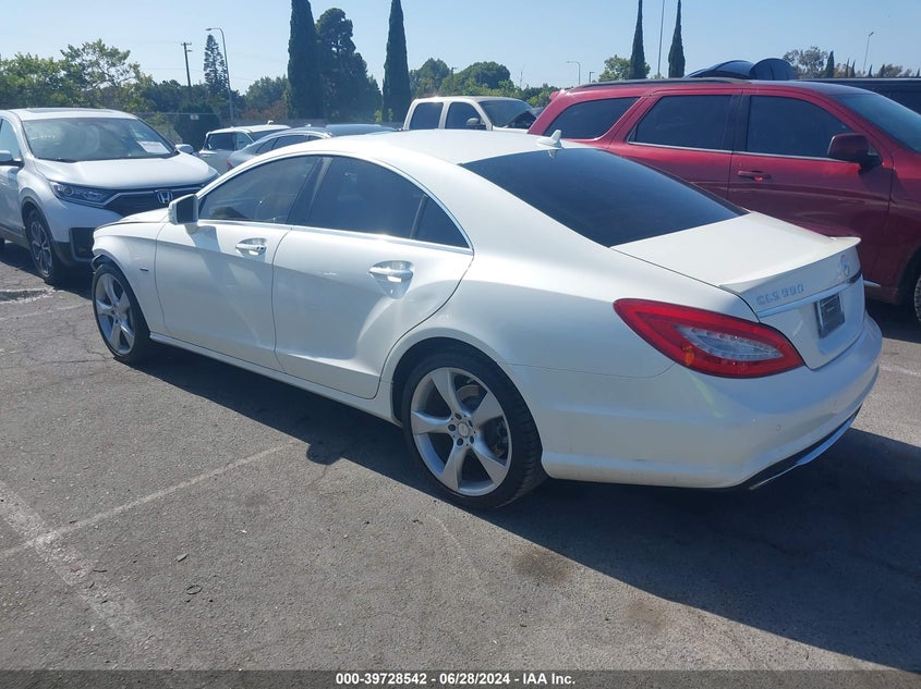 2012 Mercedes-Benz Cls 550 VIN: WDDLJ7DB2CA054547 Lot: 39728542