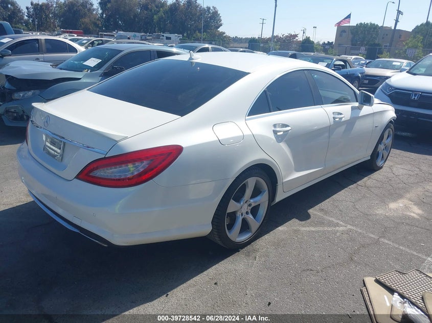 2012 Mercedes-Benz Cls 550 VIN: WDDLJ7DB2CA054547 Lot: 39728542