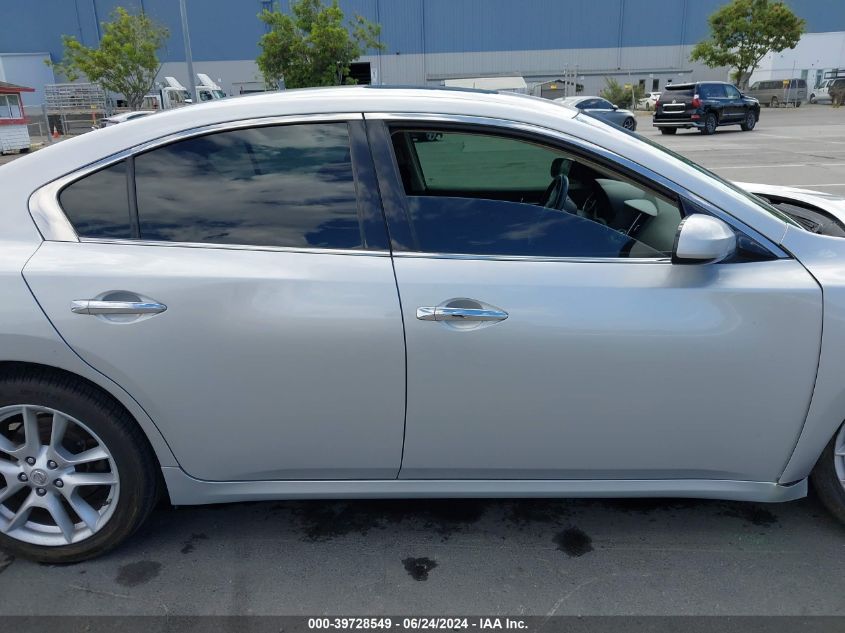 2009 Nissan Maxima 3.5 S VIN: 1N4AA51E69C816477 Lot: 39728549