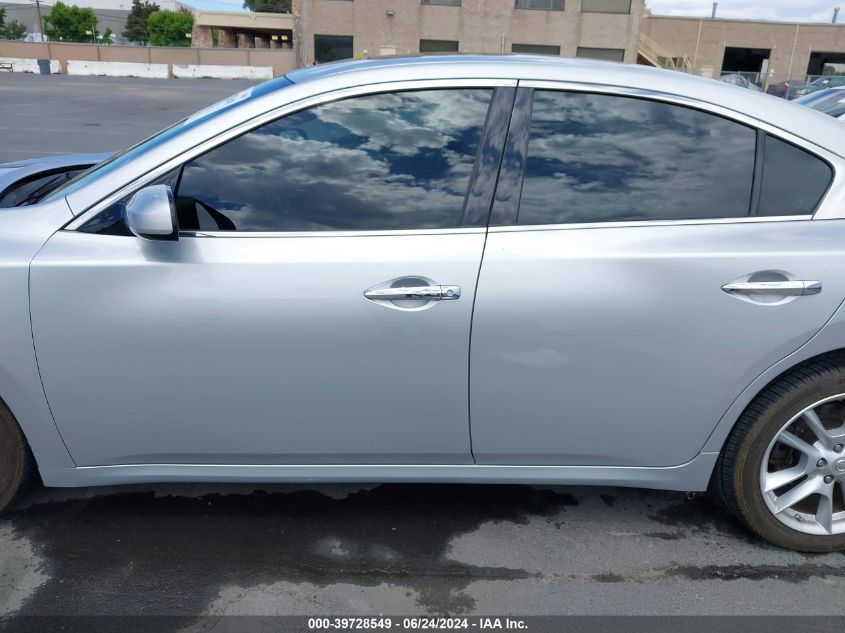 2009 Nissan Maxima 3.5 S VIN: 1N4AA51E69C816477 Lot: 39728549