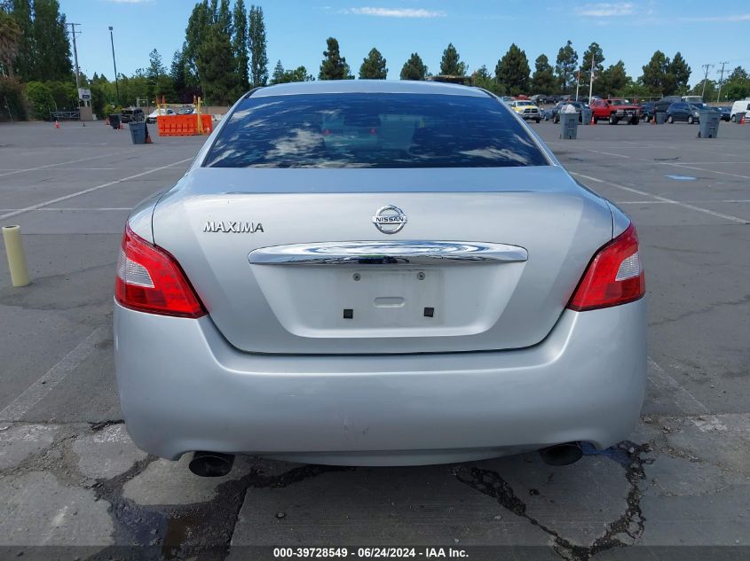 2009 Nissan Maxima 3.5 S VIN: 1N4AA51E69C816477 Lot: 39728549