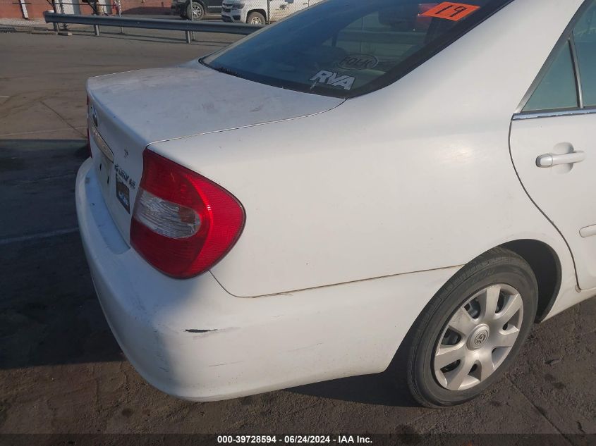 2004 Toyota Camry Le VIN: 4T1BE32K84U339593 Lot: 39728594