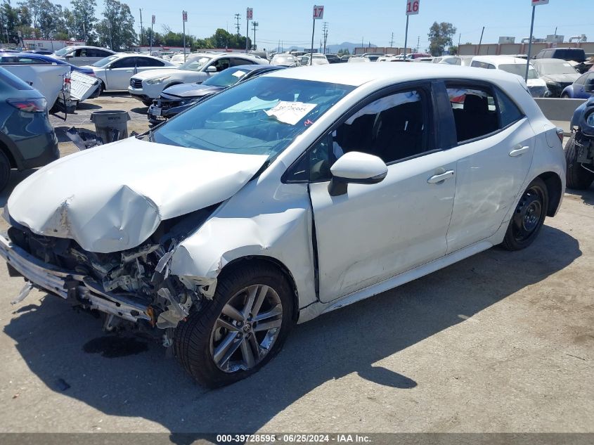 JTNK4RBE6K3059903 2019 TOYOTA COROLLA - Image 2