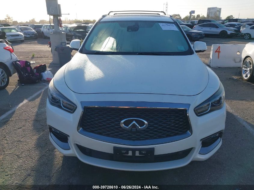 2019 Infiniti Qx60 Luxe/Pure VIN: 5N1DL0MN8KC551255 Lot: 39728610