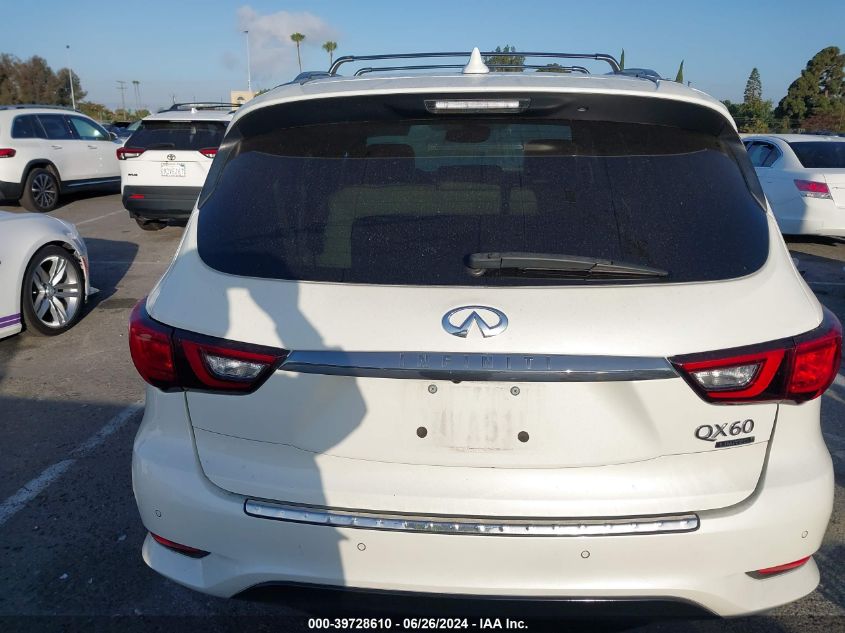 2019 Infiniti Qx60 Luxe/Pure VIN: 5N1DL0MN8KC551255 Lot: 39728610