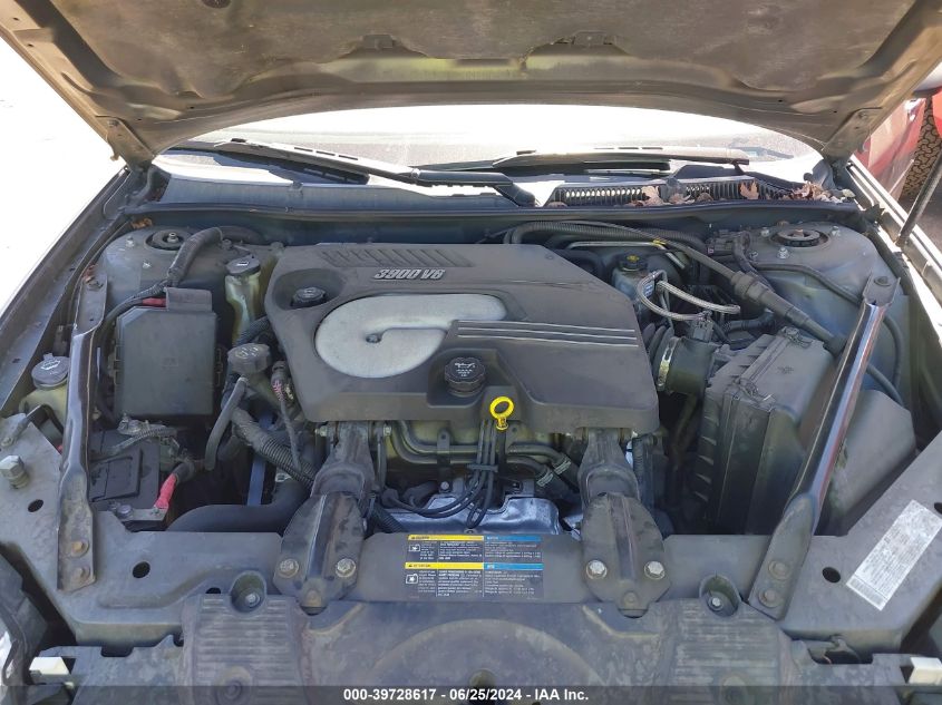 2006 Chevrolet Impala Lt VIN: 2G1WC581769126133 Lot: 39728617