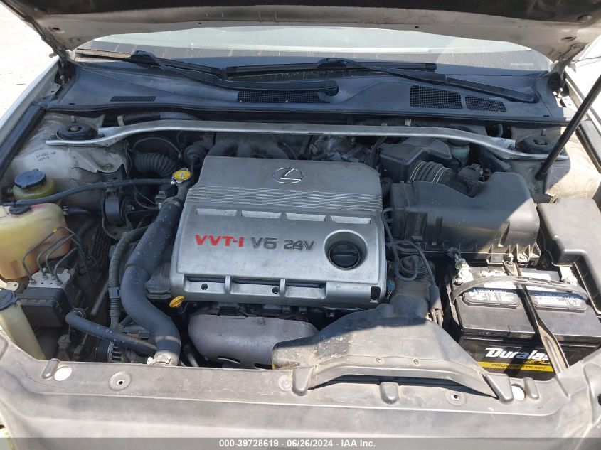 2003 Lexus Es 300 Base (A5) VIN: JTHBF30G330147177 Lot: 39728619