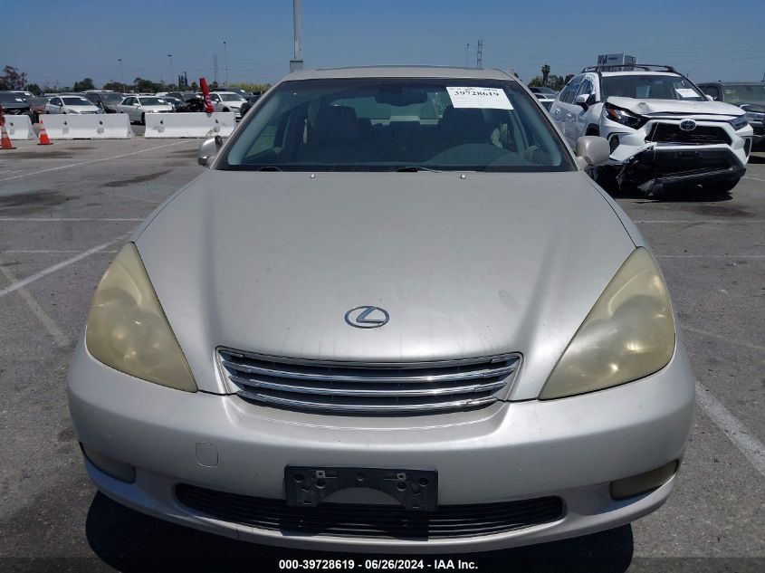 2003 Lexus Es 300 Base (A5) VIN: JTHBF30G330147177 Lot: 39728619