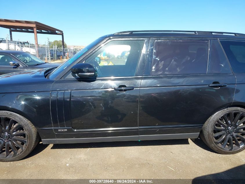 2017 Land Rover Range Rover 5.0L V8 Supercharged VIN: SALGS5FE1HA347960 Lot: 39728640