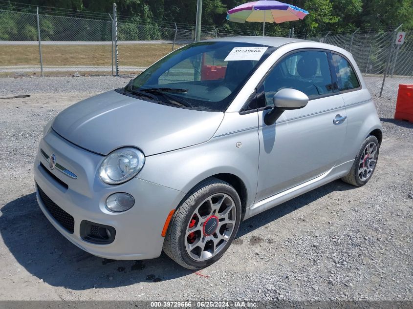 2014 Fiat 500 Sport VIN: 3C3CFFBR4ET279297 Lot: 39729666