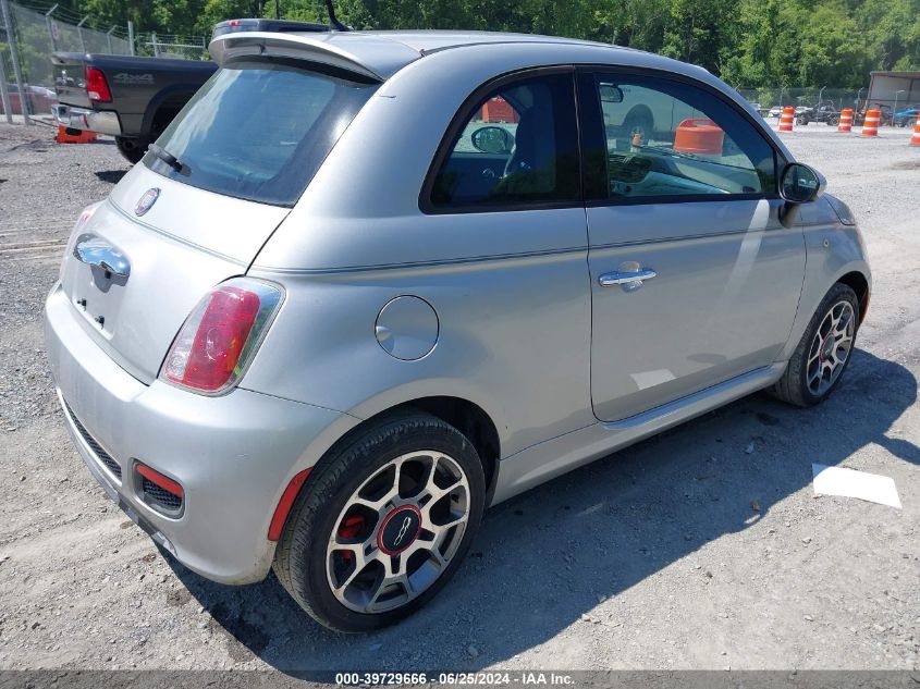2014 Fiat 500 Sport VIN: 3C3CFFBR4ET279297 Lot: 39729666