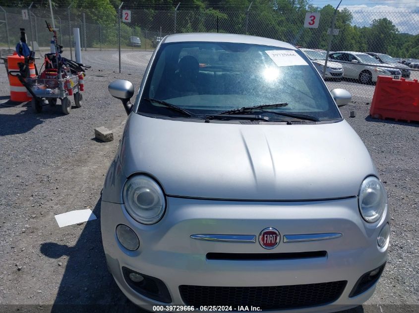 2014 Fiat 500 Sport VIN: 3C3CFFBR4ET279297 Lot: 39729666