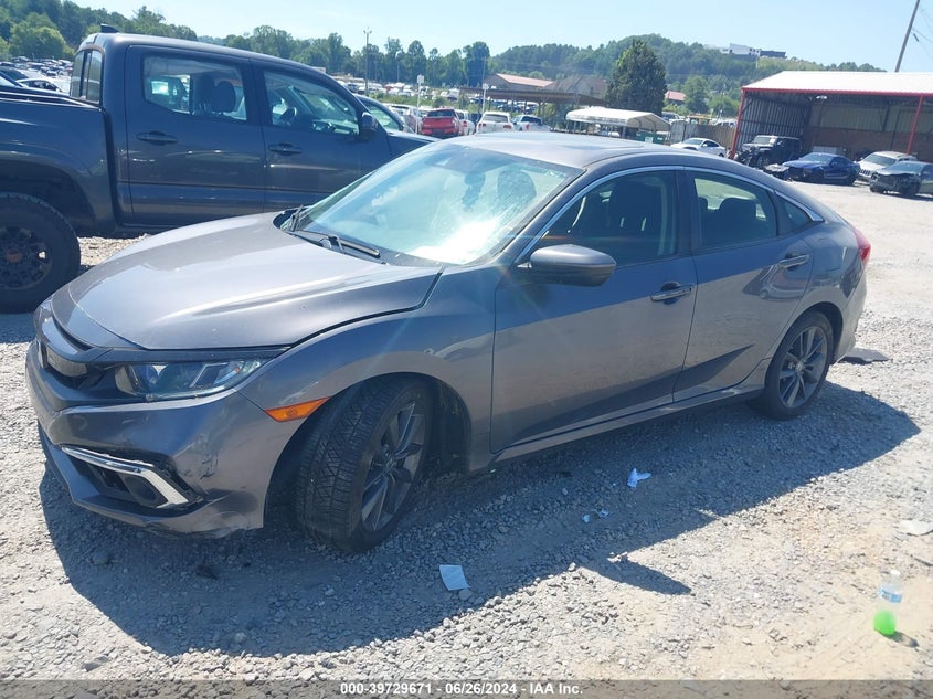 VIN JHMFC1F31KX000218 2019 HONDA CIVIC EX