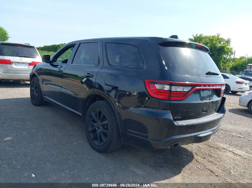 2018 Dodge Durango Sxt VIN: 1C4RDJAG3JC490530 Lot: 39729686