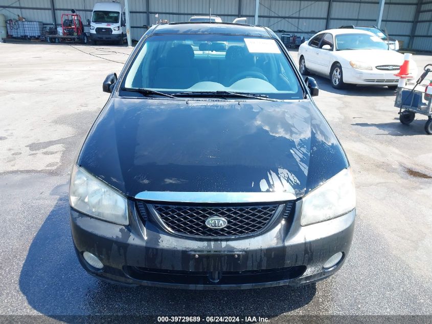2006 Kia Spectra5 VIN: KNAFE161365208707 Lot: 39729689
