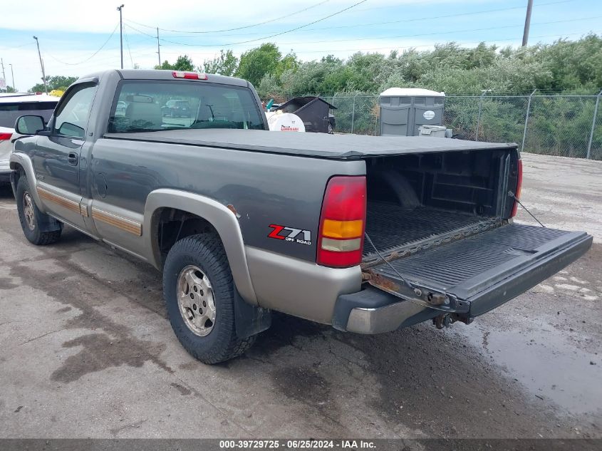 1GCEK14V52Z226190 | 2002 CHEVROLET SILVERADO 1500