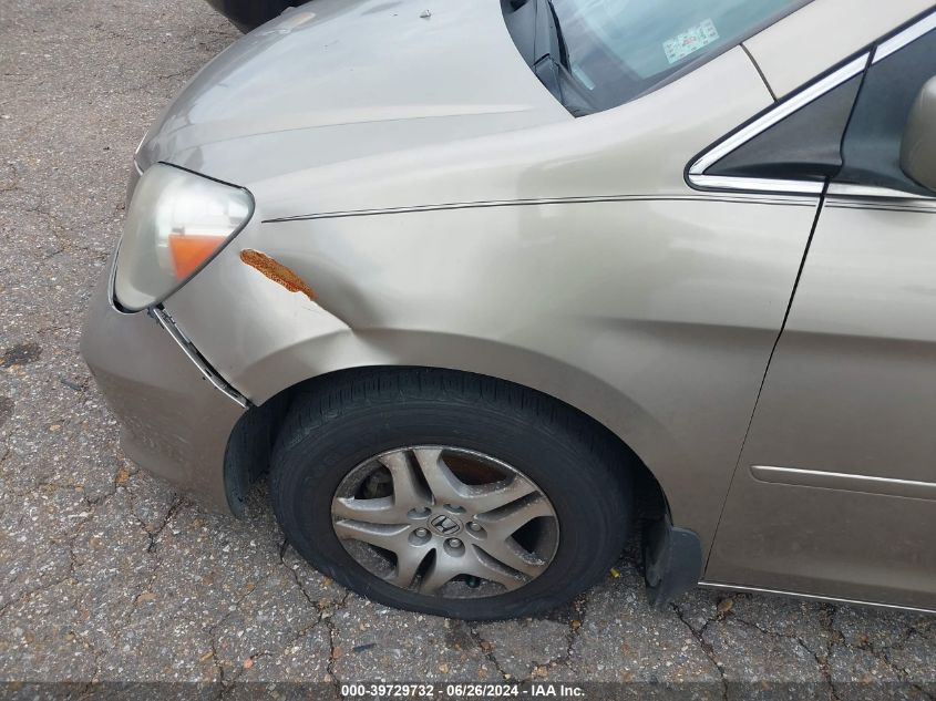 2006 Honda Odyssey Ex-L VIN: 5FNRL38736B008265 Lot: 39729732