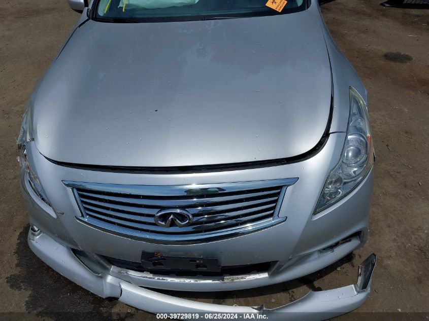 2010 Infiniti G37 Journey VIN: JN1CV6AP2AM401852 Lot: 39729819