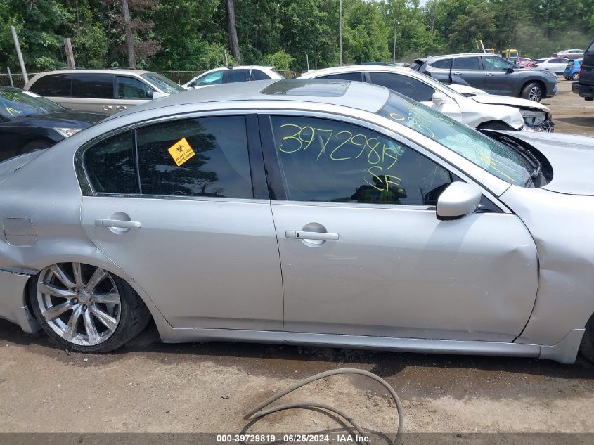 2010 Infiniti G37 Journey VIN: JN1CV6AP2AM401852 Lot: 39729819