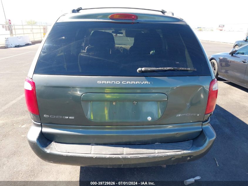 2002 Dodge Grand Caravan Sport VIN: 2B4GP44382R744246 Lot: 39729826
