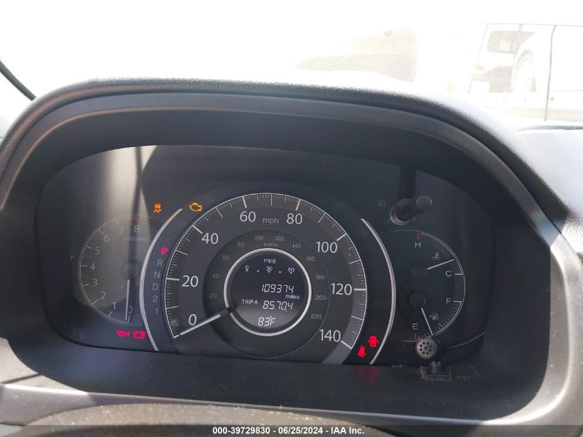 2013 Honda Cr-V Lx VIN: 3CZRM3H35DG711068 Lot: 39729830