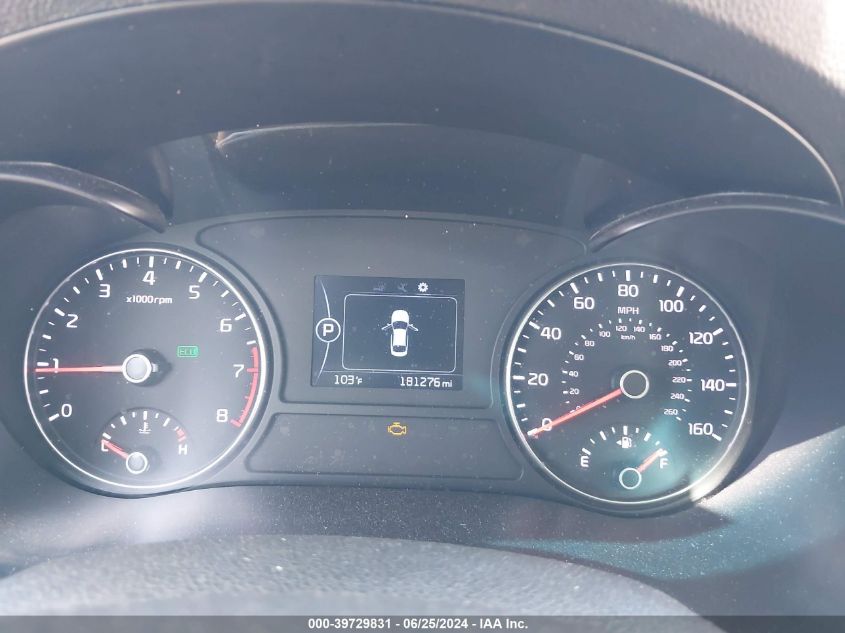 2017 Kia Optima Lx VIN: 5XXGT4L38HG160253 Lot: 39729831