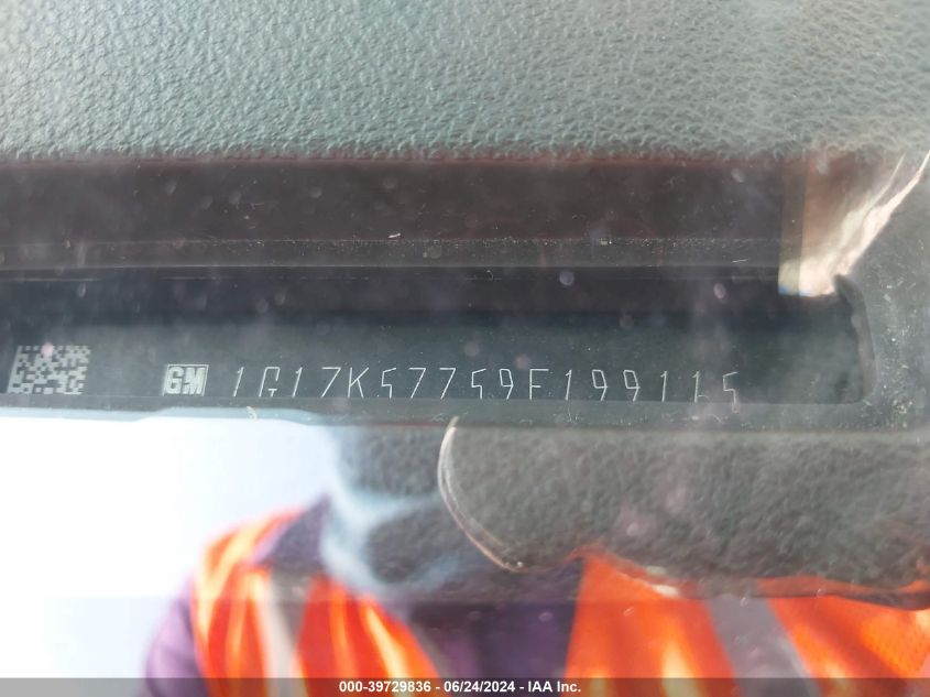 2009 Chevrolet Malibu Ltz VIN: 1G1ZK57759F199115 Lot: 39729836