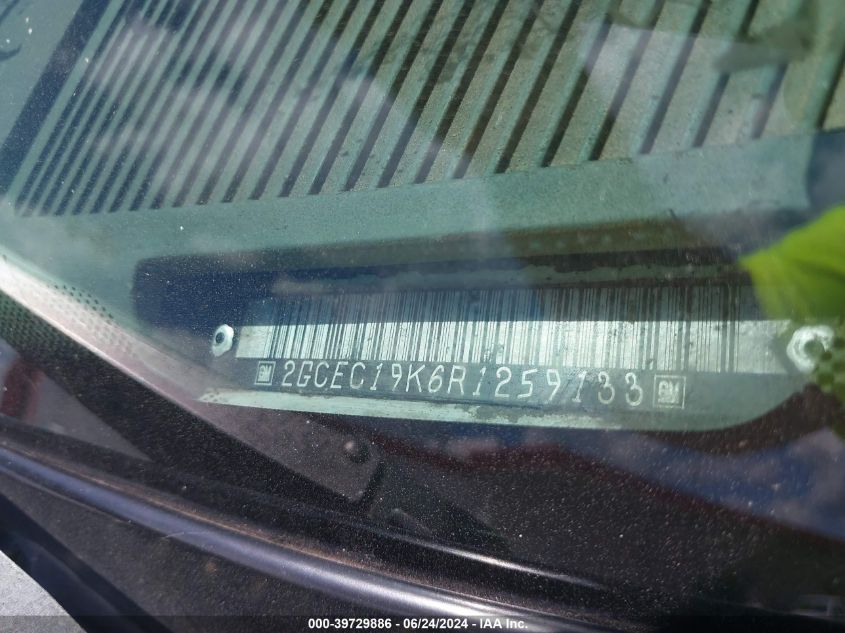 1994 Chevrolet Gmt-400 C1500 VIN: 2GCEC19K6R1259133 Lot: 39729886