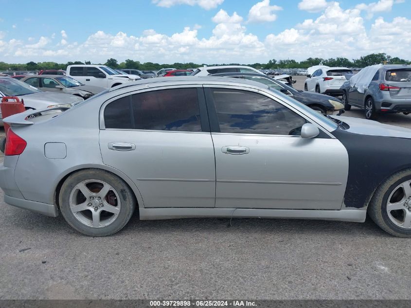 2004 Infiniti G35 VIN: JNKCV51E14M612856 Lot: 39729898