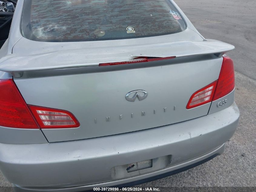 2004 Infiniti G35 VIN: JNKCV51E14M612856 Lot: 39729898