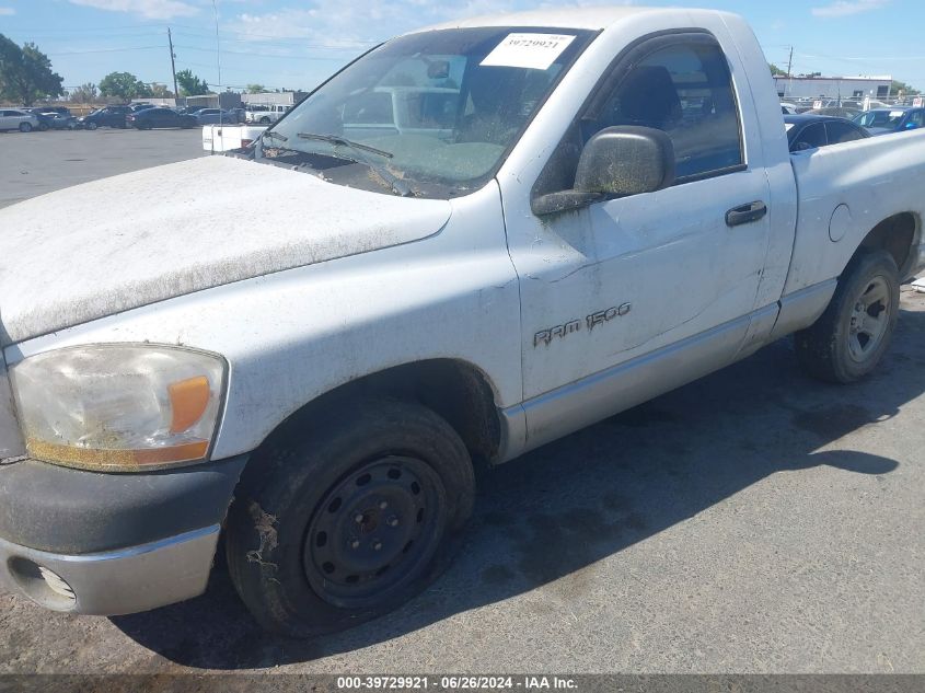 2006 Dodge Ram 1500 St VIN: 1D7HA16K36J185927 Lot: 39729921