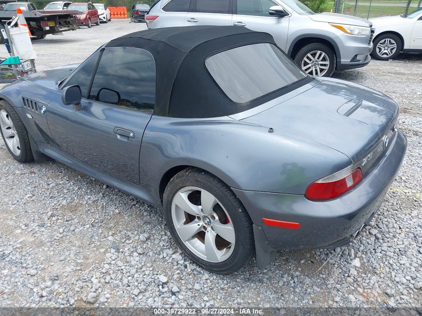 2000 BMW Z3 2.8 VIN: 4USCH3344YLF42070 Lot: 39729922
