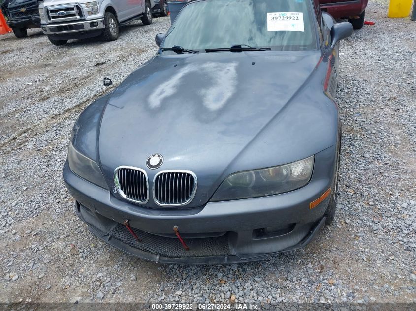 2000 BMW Z3 2.8 VIN: 4USCH3344YLF42070 Lot: 39729922