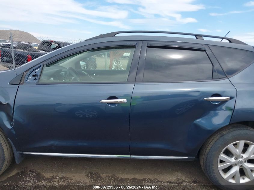 2013 Nissan Murano Sl VIN: JN8AZ1MW3DW315316 Lot: 39729936
