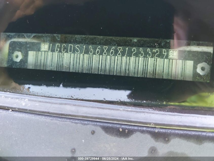 2006 Chevrolet Colorado Lt VIN: 1GCDS136868123329 Lot: 39729944