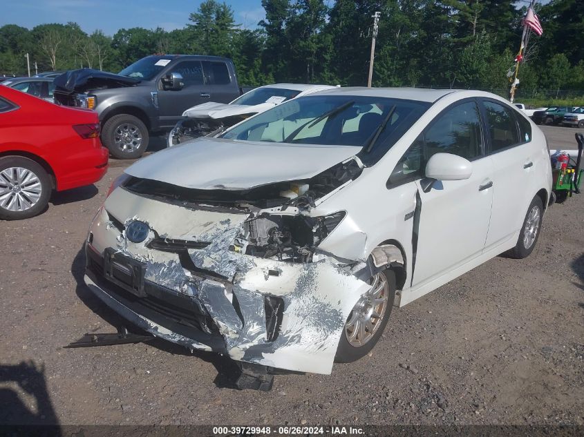 2012 Toyota Prius Plug-In Advanced VIN: JTDKN3DP8C3015223 Lot: 39729948