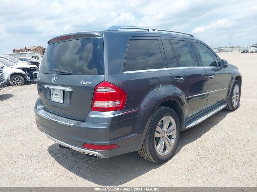 2011 Mercedes-Benz Gl 450 4Matic VIN: 4JGBF7BE6BA737754 Lot: 39729950