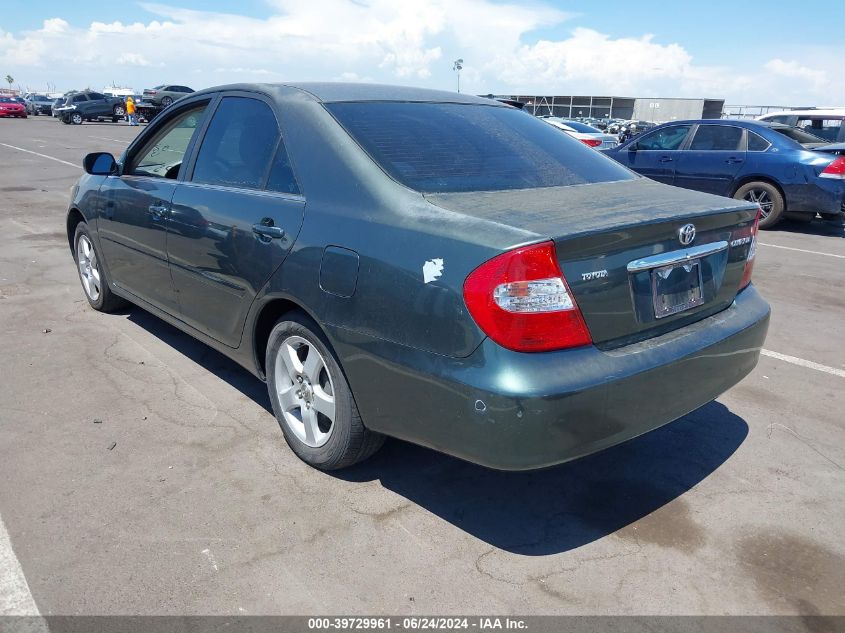 2003 Toyota Camry Le VIN: JTDBE32K530160275 Lot: 39729961