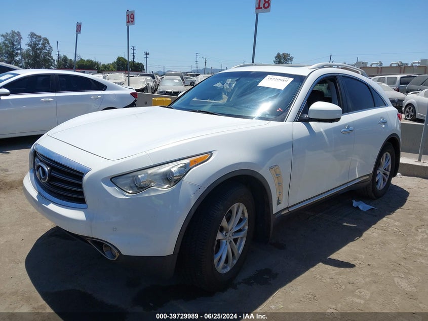 2012 Infiniti Fx35 VIN: JN8AS1MU2CM121700 Lot: 39729989