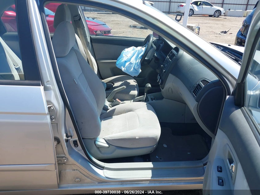 2007 Kia Spectra Ex VIN: KNAFE121675445697 Lot: 39730038