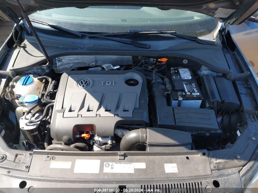2014 Volkswagen Passat 2.0L Tdi Se VIN: 1VWBN7A37EC015920 Lot: 39730050