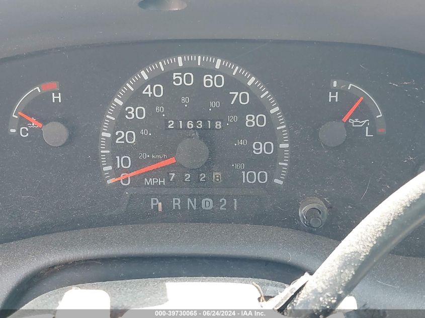 1997 Ford F-150 Lariat/Standard/Xl/Xlt VIN: 1FTDX1767VNC77185 Lot: 39730065