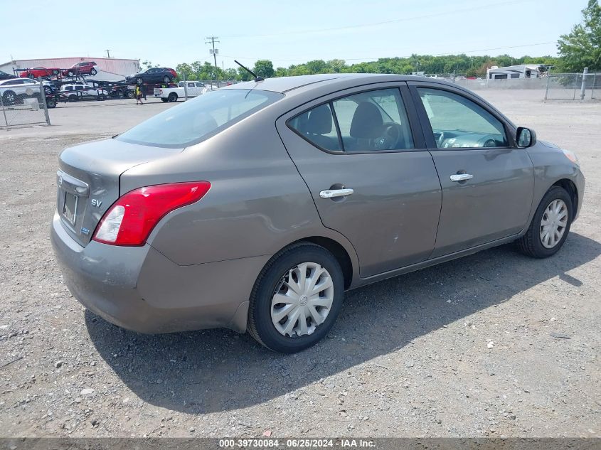 3N1CN7AP8CL904014 | 2012 NISSAN VERSA