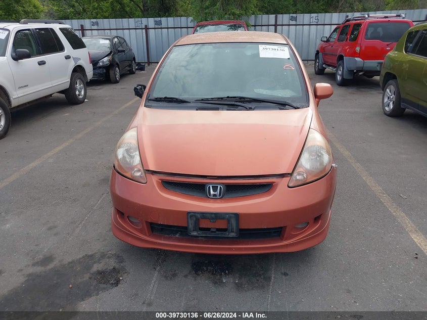 2008 Honda Fit Sport VIN: JHMGD38608S062106 Lot: 39730136